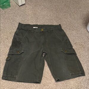 Men's Carhartt Green Cargo Shorts